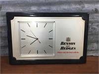 Benson and Hedges clock