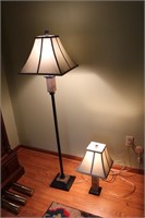 Matching Floor & Table Lamps