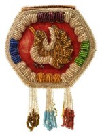 NATIVE AMERICAN BEADED BOX, LIKELY IROQUOIS