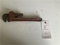 10 inch pipe wrench  1/8- 1 1/2