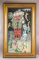 French Oil on Canvas Signed Marc Chagall