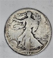 1917 s Better Date Walking Liberty Half Dollar