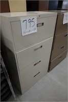 1 Four Drawer Lateral File Cabinet (30"w x 18"d x