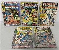 5 Marvel Comics group Captain America comics