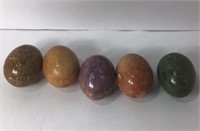 5 Vintage Stone Eggs.    UJC