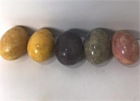 5 Vintage Stone Eggs    UJC