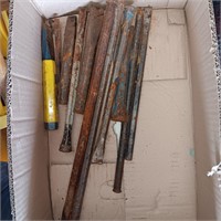Box of Steel Cold Chisels