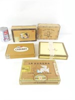 5 boîtes de cigares - Cigar boxes