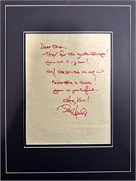 Jimi hendrix Autographed Handwritten Lyrics