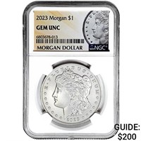 2023 Morgan Silver Dollar NGC Gem Uncirculated