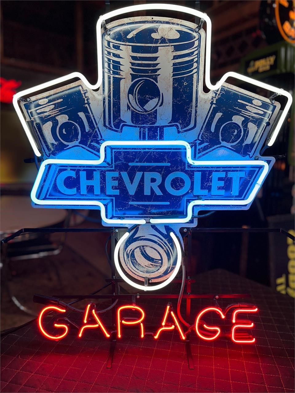 33 x 26” Chevrolet Garage Neon Sign