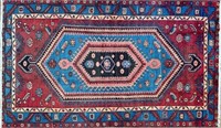 UNIQUE HAND KNOTTED PERSIAN WOOL ZANJAN RUG