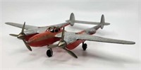 Hubley Lockheed P-38 Lightning Diecast Airplane