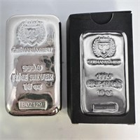 10 oz Silver Bar - Germania Mint w/ Box