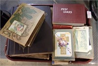 LARGE LOT OF POSTCARD ALBUMS