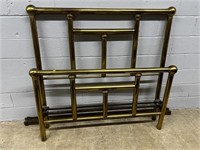 Vtg. Full Size Brass Bed