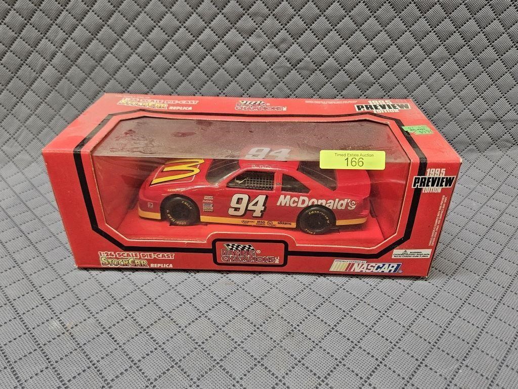 1:24 SCALE NASCAR 1995 PREVIEW EDITION STOCK CAR