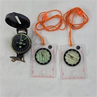 Compasses incl. Lensatoc Compass