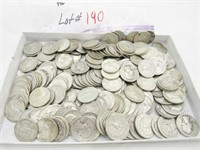 200 various silver quarters
