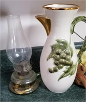 Pitcher & Oil Lamp