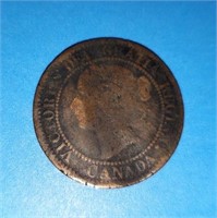 1854 Canada Large Cent