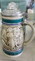 1990 Avon Asian Elephant Mini Stein w/ box