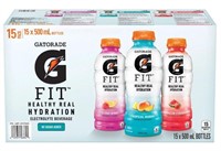 15-Pk Gatorade G FIT Variety Pack, 500ml