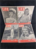 Vintage LIFE Magazines Famous Actress's Covers