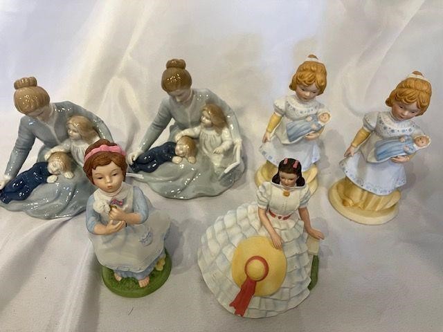 Vintage Avon Mothers and Others Figurines (6)