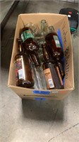 Box Lot of Stout/Lager Bottles and Others