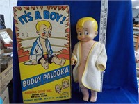 Buddy Palooka Vintage Doll No clothes with box