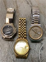 Mens Watches Gruen Helbros & Vouge Not Running