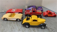 Strombecker Coupe & Plastic Toy Cars