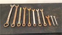 (11) Assorted Combo Wrenches