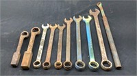 (10) Assorted Combo And Box End Wrenches