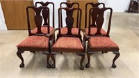 Set of Six Mahogany Chippendale Chairs