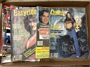Vintage Biker and Newer Hotrod Magazines :