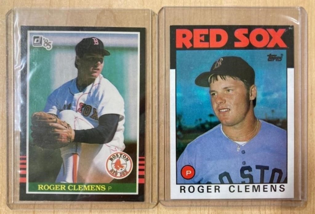 (2) 1985-86 ROGER CLEMENS CARDS
