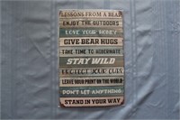 Retro Tin Sign: Lessons From a Bear