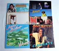 Seven Jimmy Buffett LPs, MCA 1979-1986