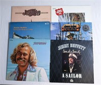 Six Jimmy Buffett LPs, MCA 1973-1978