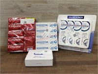 5 pack Colgate, 5 pack sensodyne, 5 pack crest &