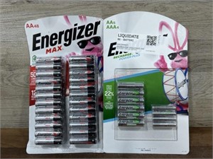48 pack double a batteries & rechargeable battery