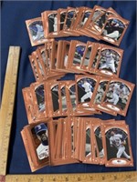 Complete set 100 baseball cards preferred bronze