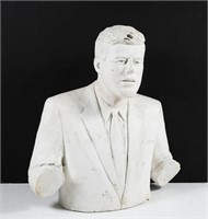 SANDRA STORM NEARLY LIFESIZE TORSO BUST OF JFK