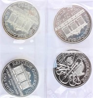 Coin 4  Austria 1.5 Euro .999 Fine Silver Rounds