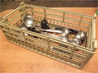 7 Soup Spoons + Crate