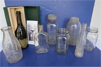 Mason Jars & more(all bottle empty)