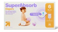 Disposable Diapers size 6, 96 ct