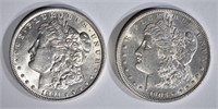 1891 & 1903 MORGAN DOLLARS AU/BU
